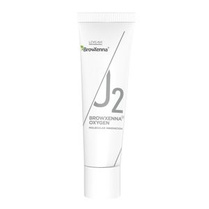J2 BrowXenna Oxygen Molecular Innovation Clear Shade Diluter tube.