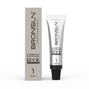 Bronsun Nude Range Eyebrow and Eyelash Cream Dye - Black 