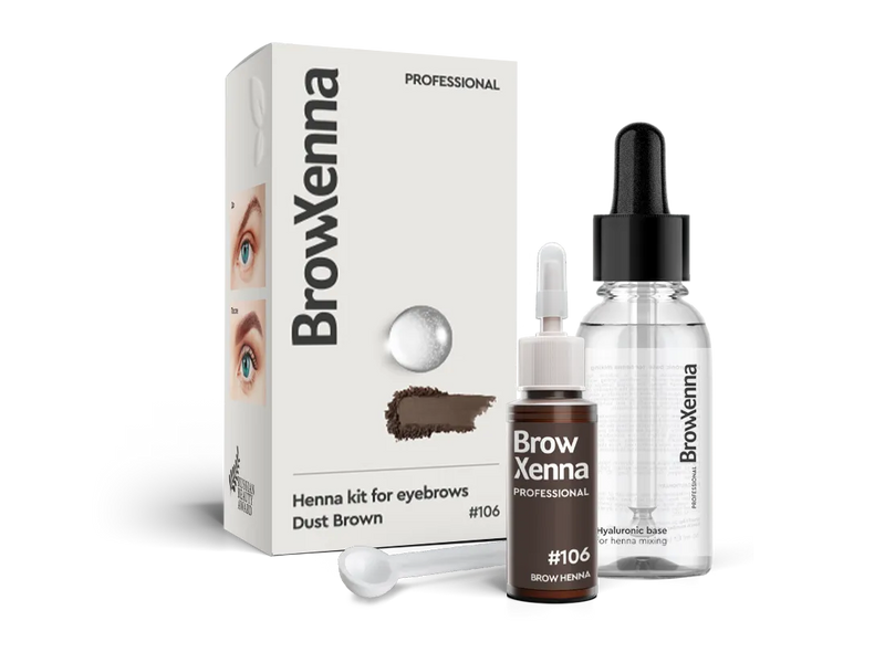 BrowXenna® Henna Kit with Hyaluronic Mixing Base