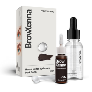 BrowXenna® Henna Kit with Hyaluronic Mixing Base 