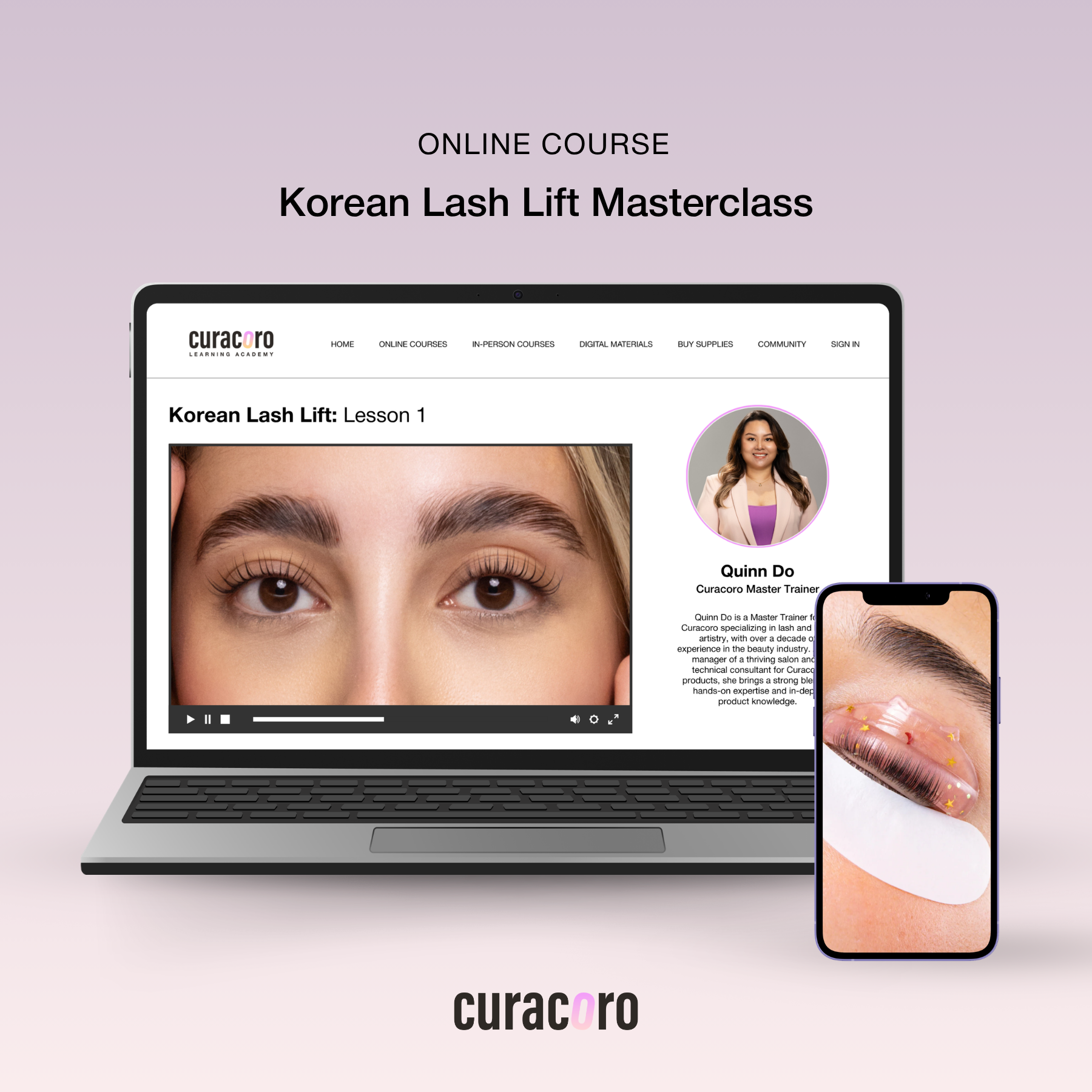 Korean Lash Lift Masterclass | Online Certification | 3 methods (Korean/ Glueless/ Hybrids)
