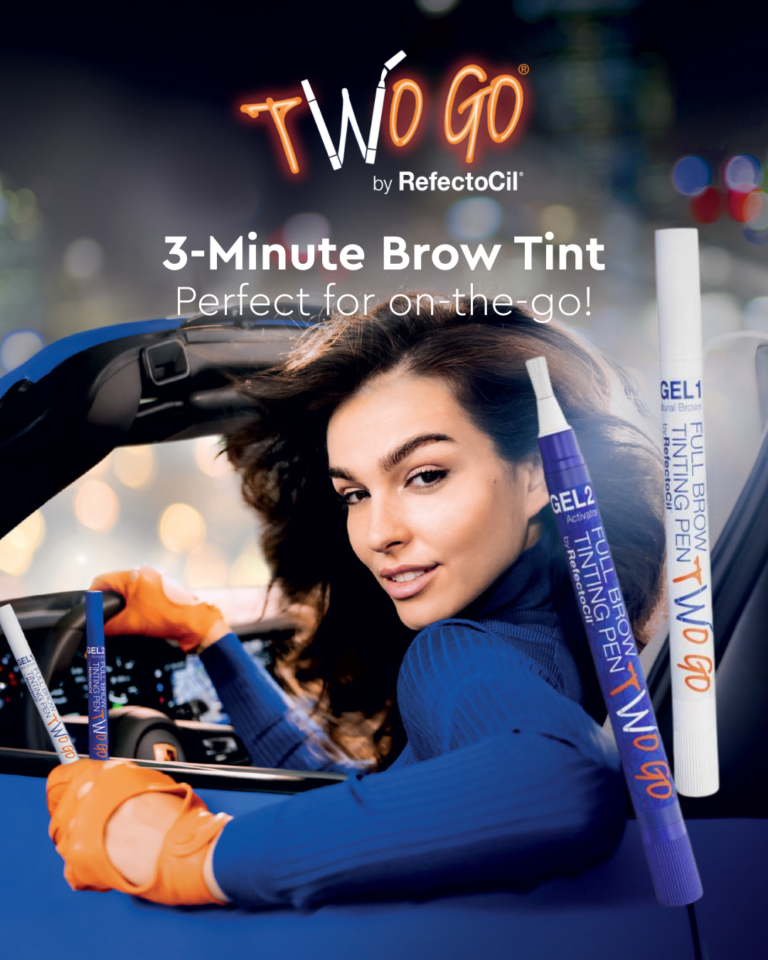 Refectocil Two Go Brow Tinting Pen - Black Brown