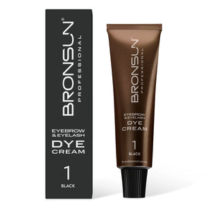 Bronsun Brow and Lash Cream Dye - Black 