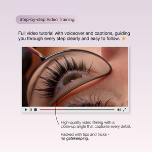 Online Training "Anime and Beyond" Lash Extension Course