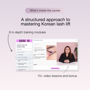 Korean Lash Lift Training | Online Certification | 3 Methods (Korean/Glueless/Hybrid)