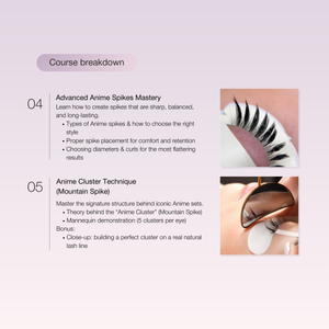Online Training Anime Design Lash Extension Course
