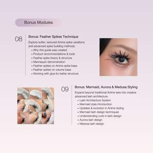 Online Training "Anime and Beyond" Lash Extension Course