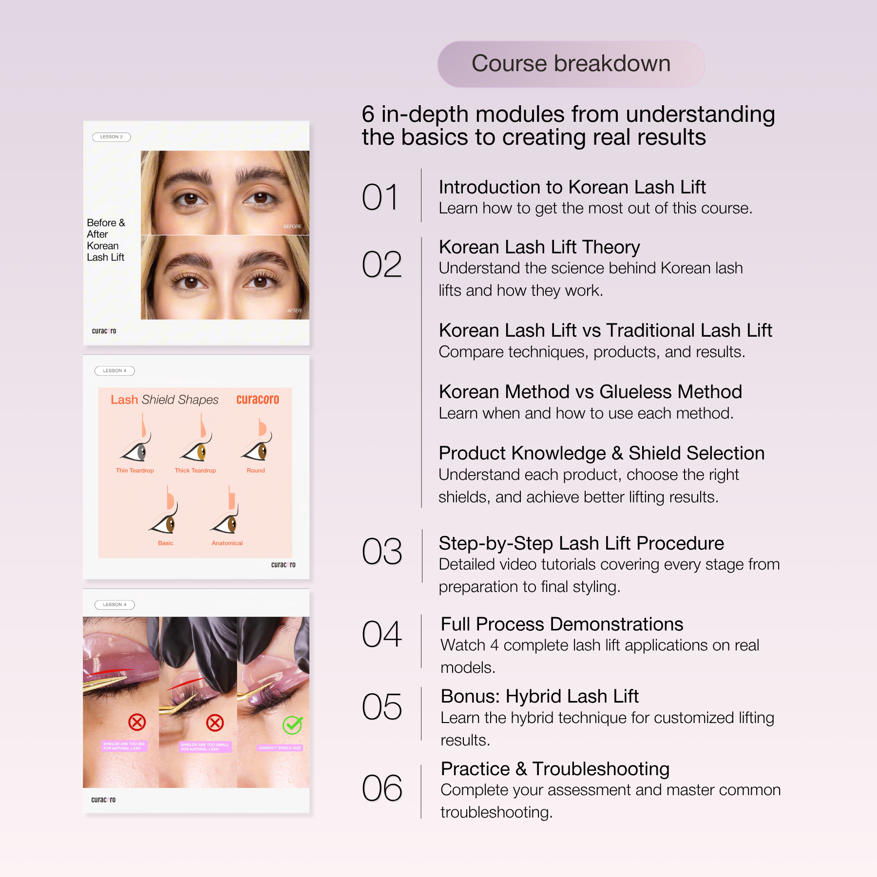 Korean Lash Lift Masterclass | Online Certification | 3 methods (Korean/ Glueless/ Hybrids)