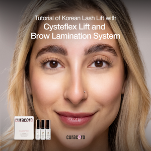 Tutorial of Korean Lash Lift with CysteFlex Lift and Brow Lamination System