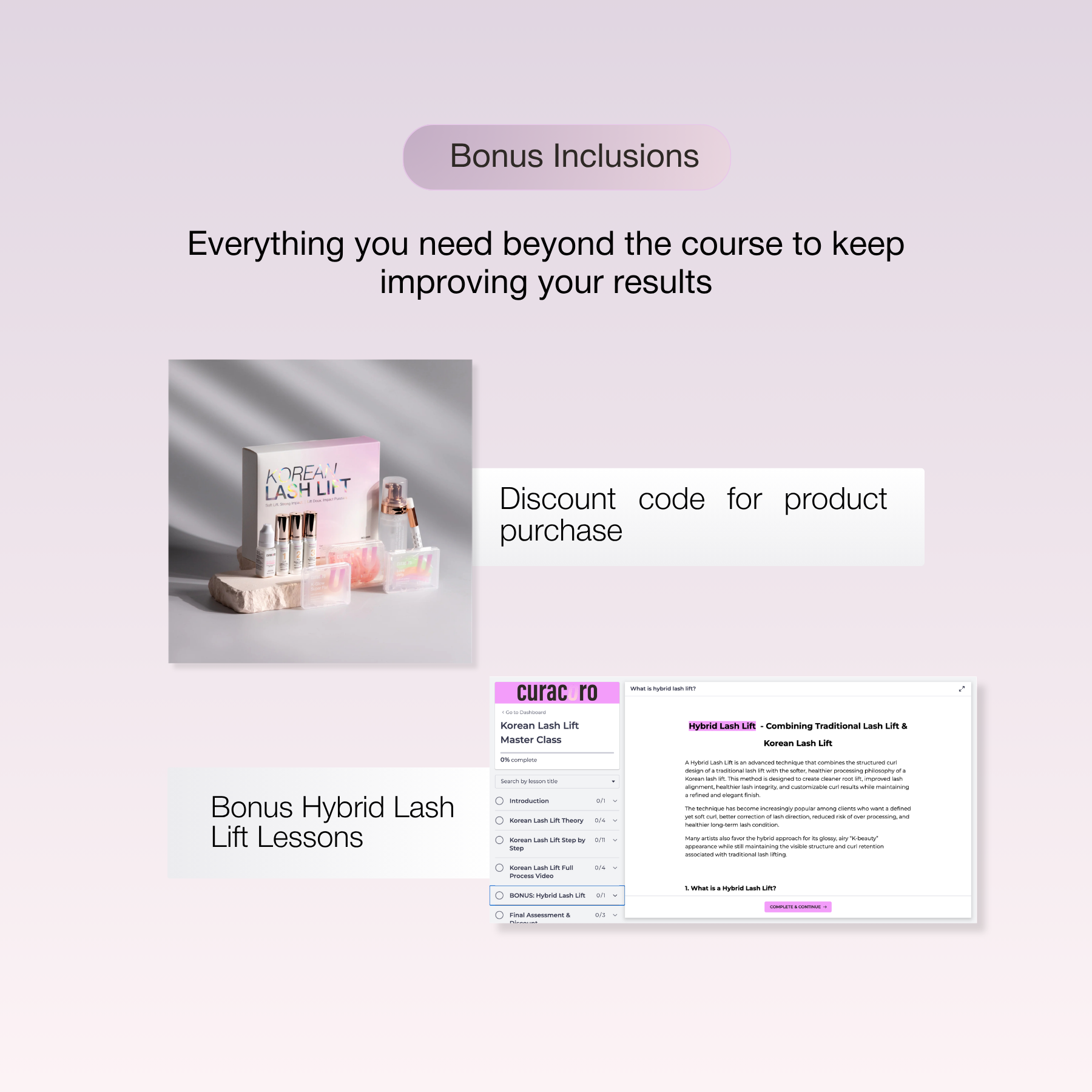 Korean Lash Lift Masterclass | Online Certification | 3 methods (Korean/ Glueless/ Hybrids)
