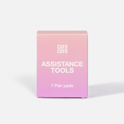 Curacoro Assistance Tools 7 Pair Pads Box Over White Background