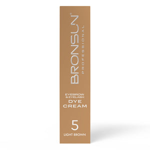 Bronsun Brow and Lash Cream Dye - Light Brown 