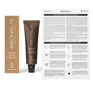 Bronsun Brow and Lash Cream Dye - Light Brown 
