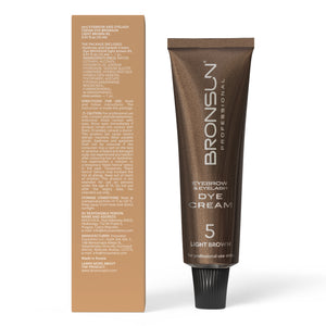 Bronsun Brow and Lash Cream Dye - Light Brown 