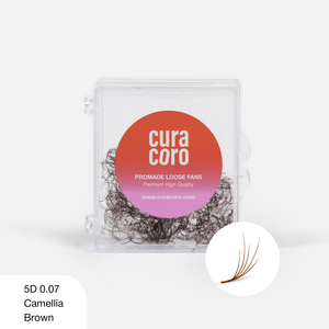 Camellia Promade Fans Loose - Choco Brown