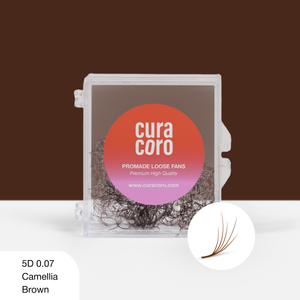Camellia Promade Fans Loose - Choco Brown