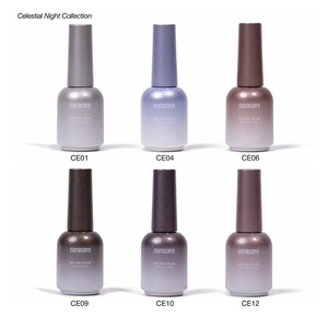 Celestial Night - Cat Eye Color Gel Nail Collection (6 Shades / 15ml Each)