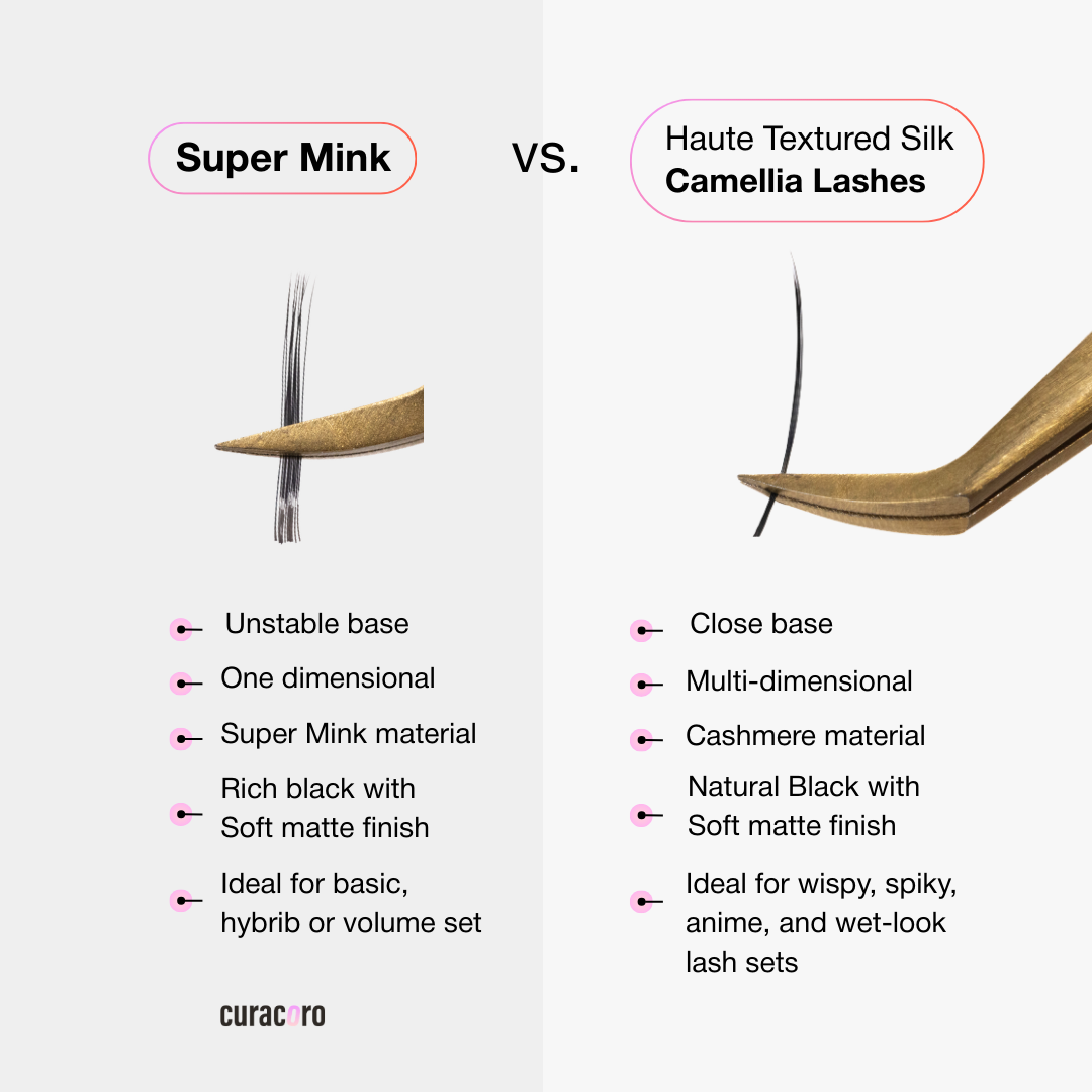 Haute Textured Cashmere Camellia Lashes (Silk material)