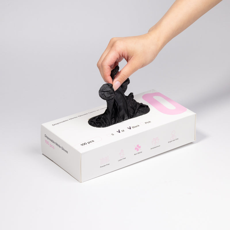 100pcs Nitrile Disposable Gloves