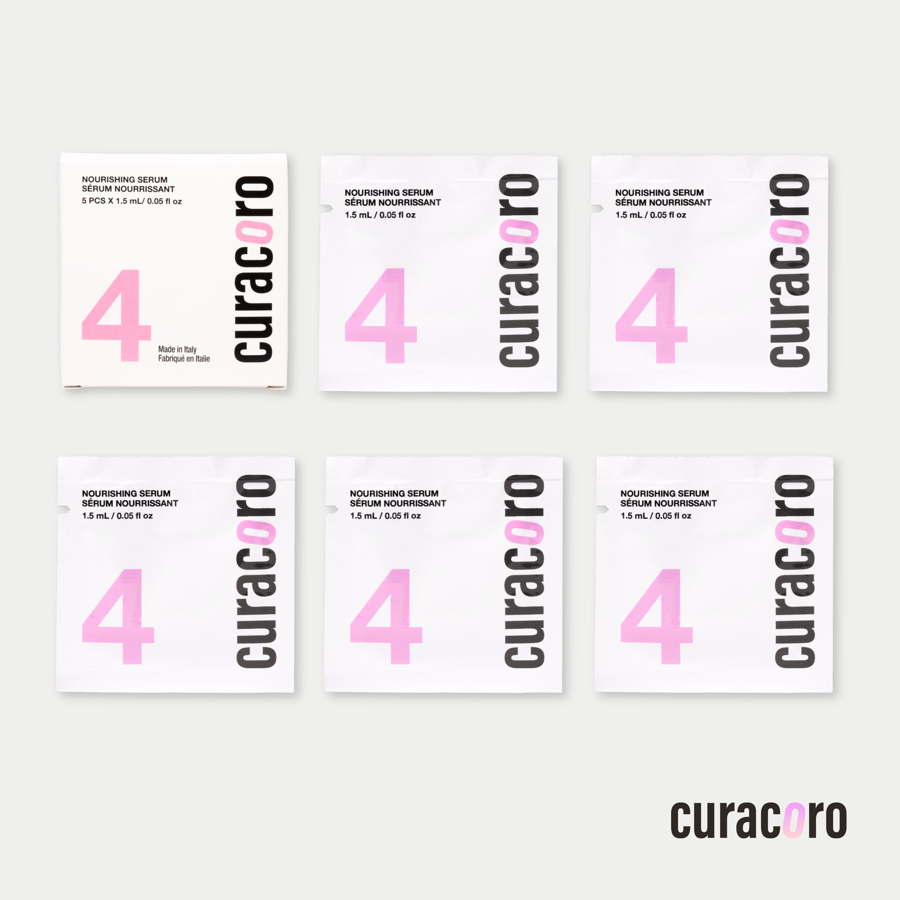 2in1 Lash Lift and Brow Lamination - Nourishing Serum 5 pcs x 1.5mL