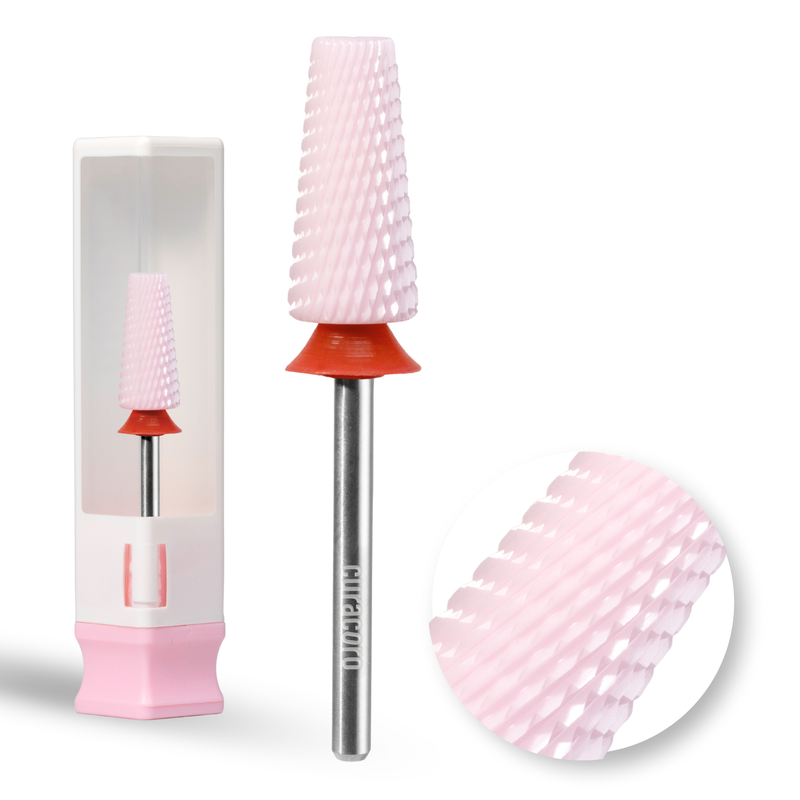 Ceramic Nail Drill Bit - 5in1 - Cross Cut Bit – Fine, 3/32"