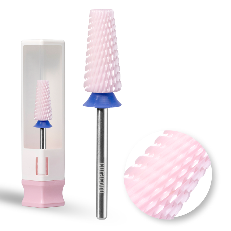 Ceramic Nail Drill Bit - 5in1 - Cross Cut Bit – Medium, 3/32"