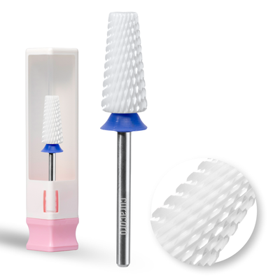 Ceramic Nail Drill Bit - 5in1 - Cross Cut Bit – Medium, 3/32"