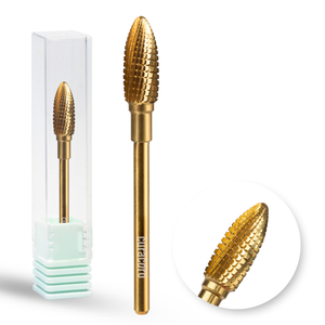Nail Drill Bit - 6.0mm Dolphin / Parabolic Spiral Super Cut (Coarse) 3/32"