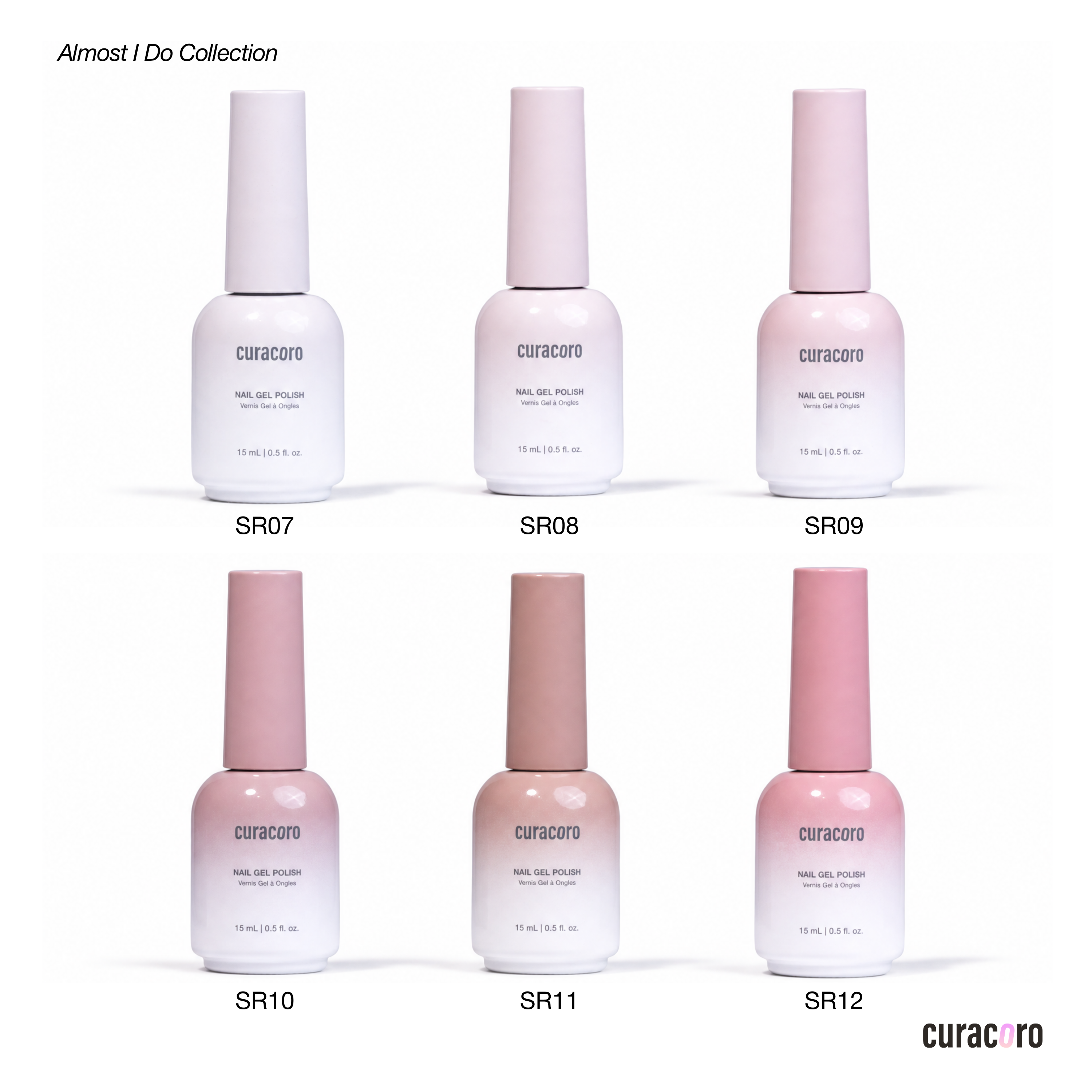 Almost “I Do” - Syrup Gel Nail Collection (6 shades/15ml Each)