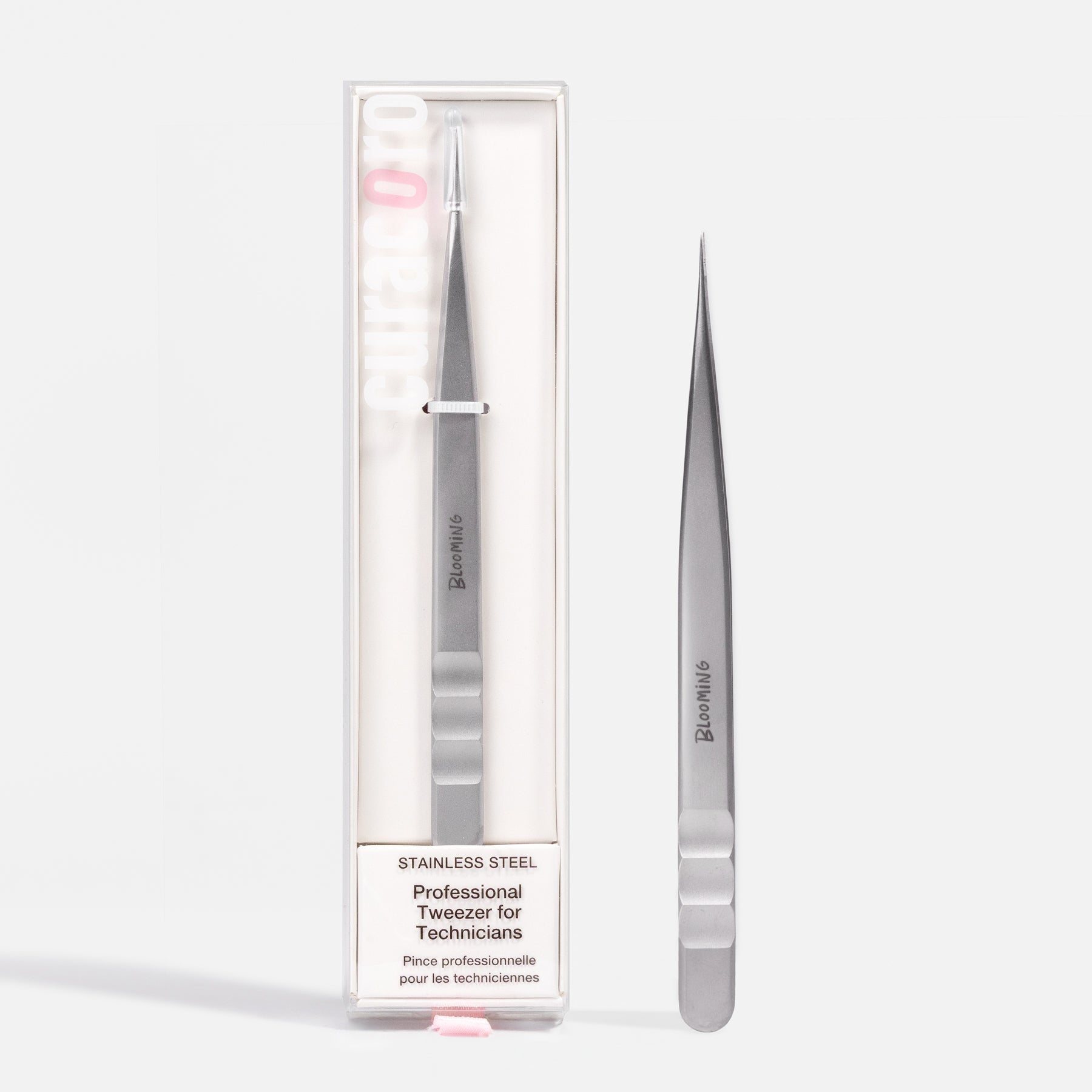 Blooming Straight Isolation Tweezer – Classic Lash Tool | Curacoro