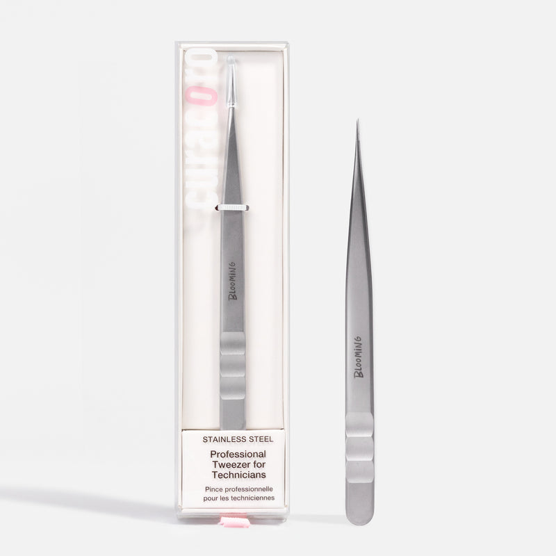 Blooming Straight Isolation Tweezer – Classic Lash Tool | Curacoro