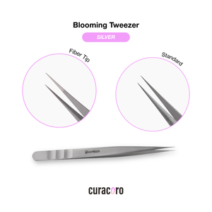 Blooming Straight Isolation Tweezer – Classic Lash Tool | Curacoro