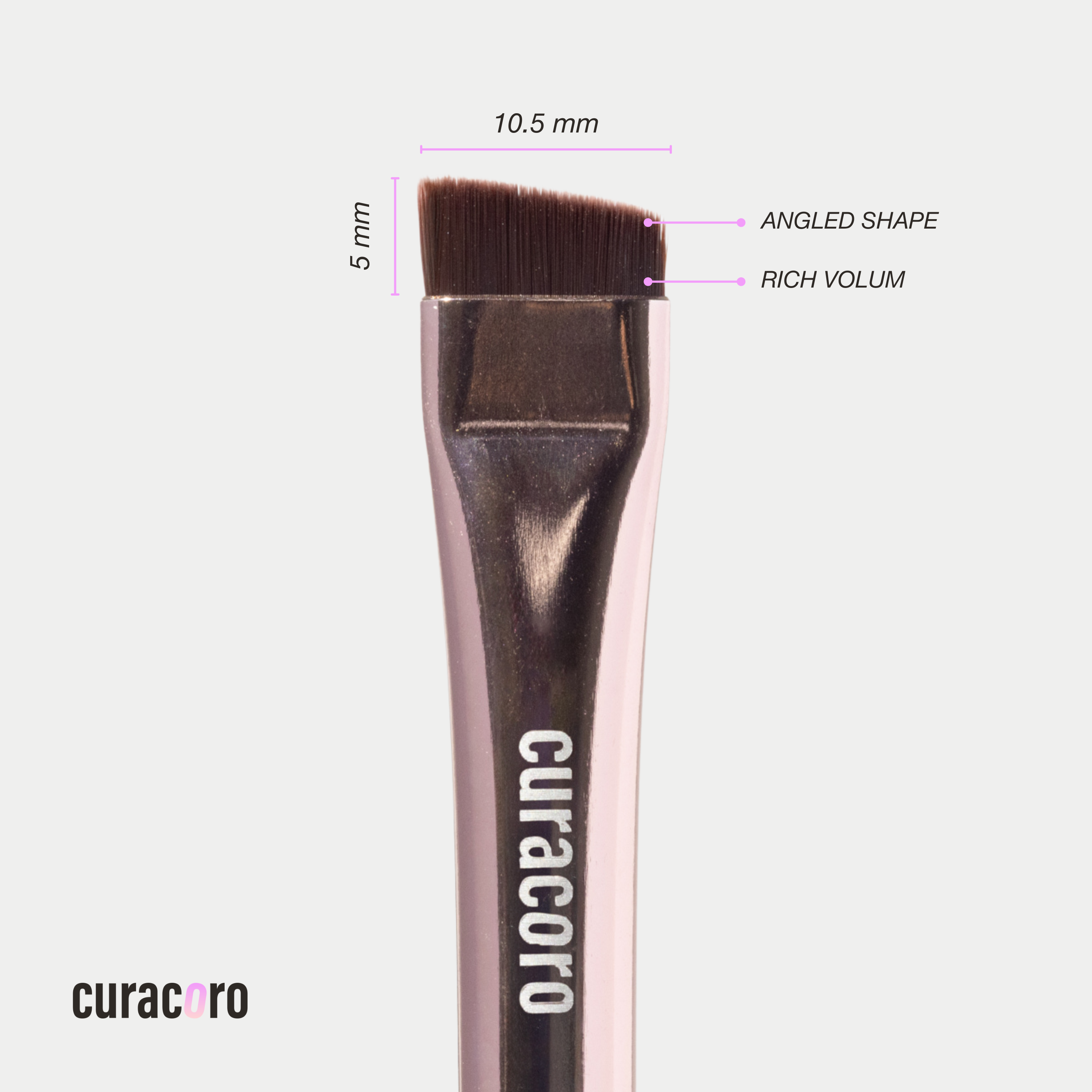 Curacoro Brow Brush Set (3 pieces)