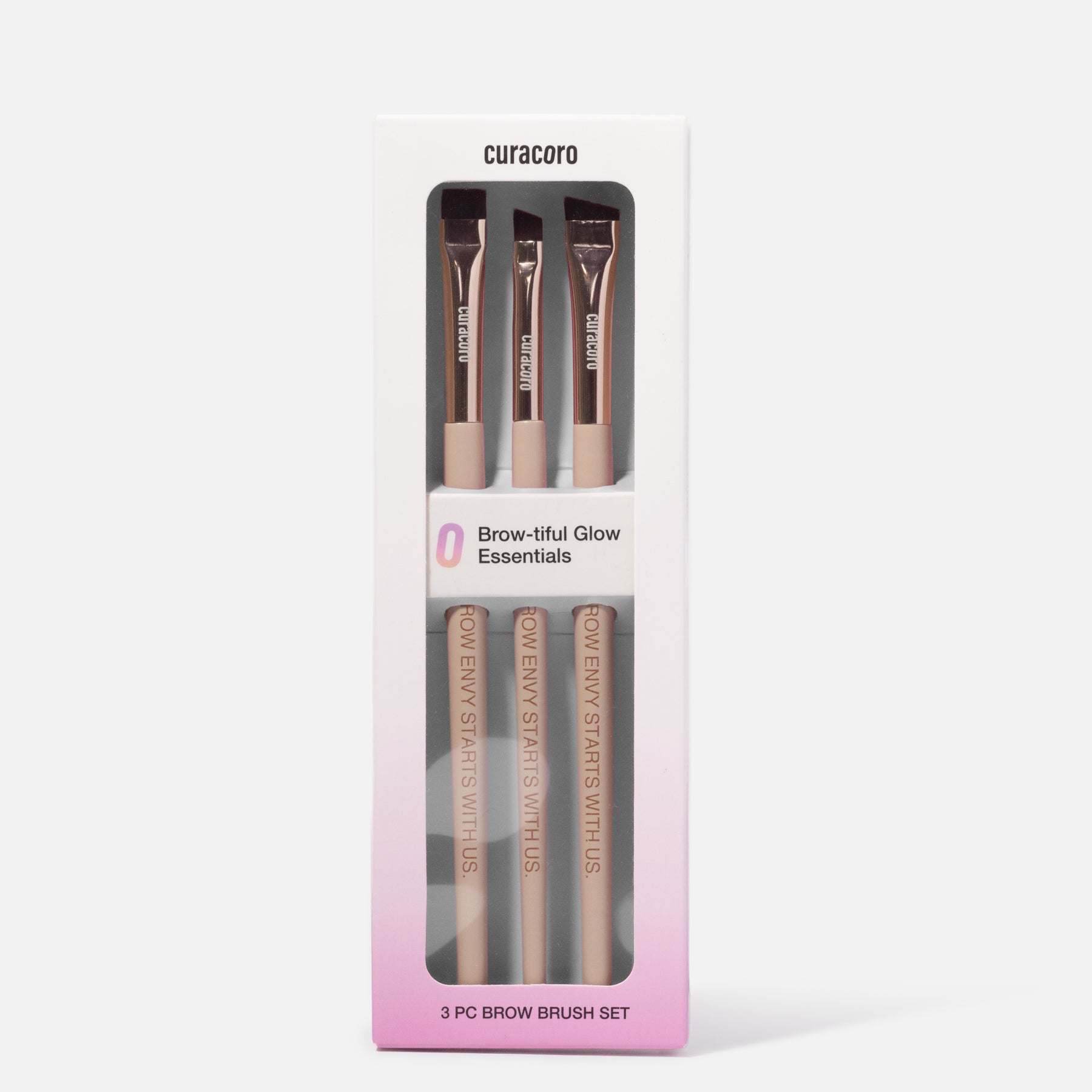 Curacoro Brow Brush Set (3 pieces)