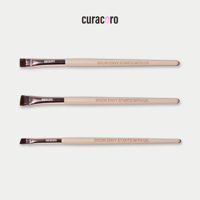 Curacoro Brow Brush Set (3 pieces)