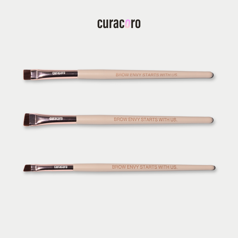 Curacoro Brow Brush Set (3 pieces)