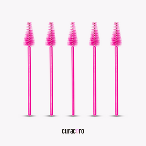 Teardrop-Shaped Mascara Brush Wand