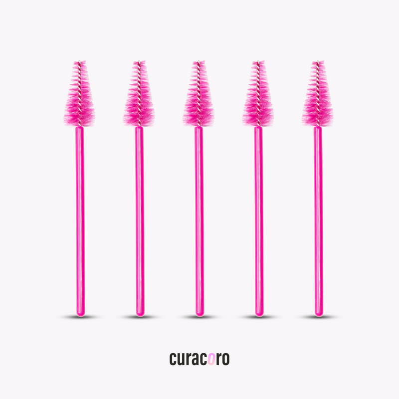 Teardrop-Shaped Mascara Brush Wand