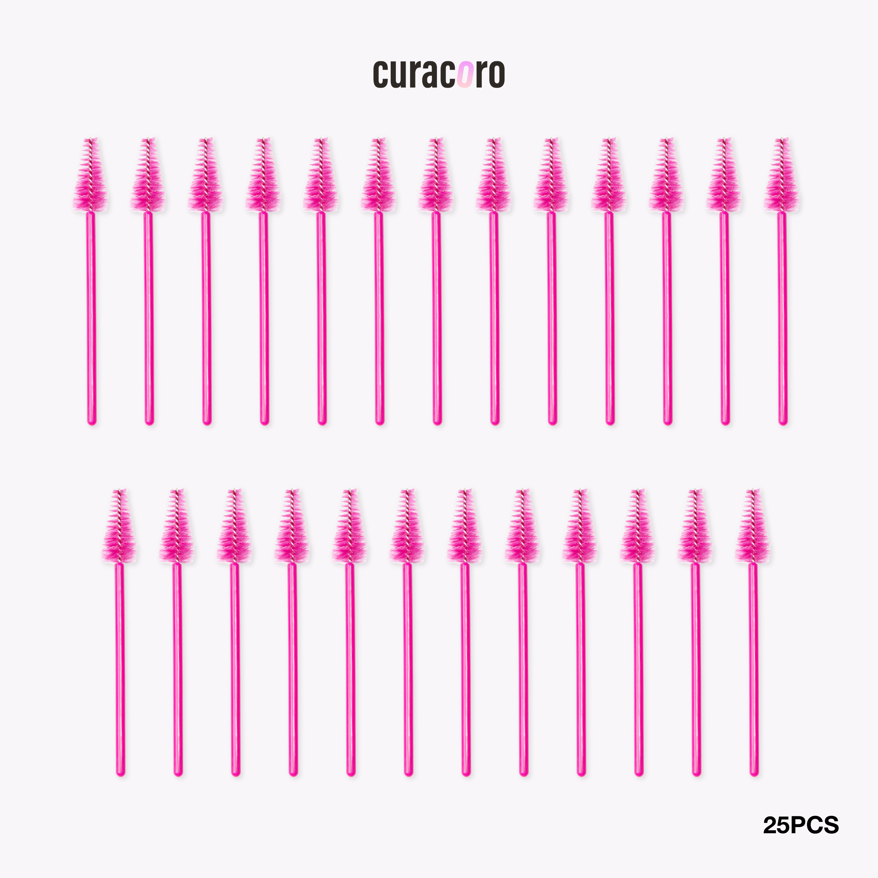 Teardrop-Shaped Mascara Brush Wand