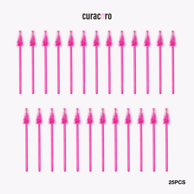 Teardrop-Shaped Mascara Brush Wand