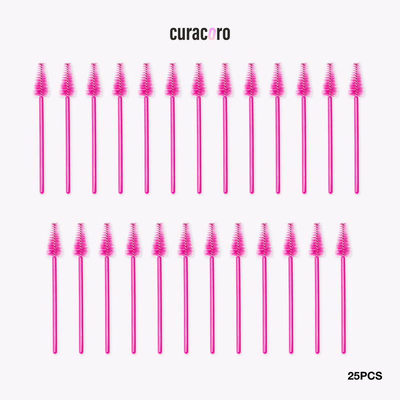 Teardrop-Shaped Mascara Brush Wand