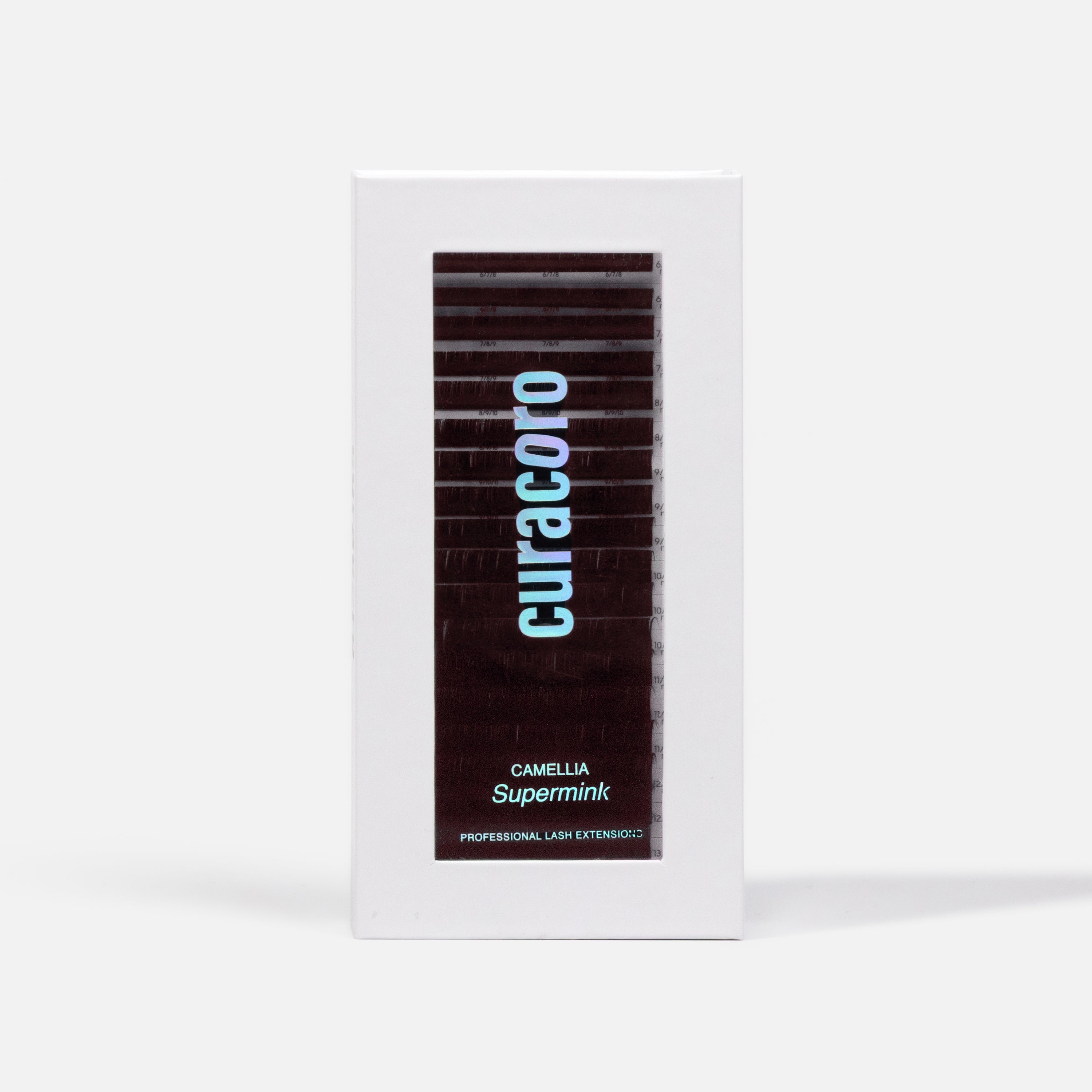 Camellia Super Mink Textured Lashes - Dark Brown 0.07mm