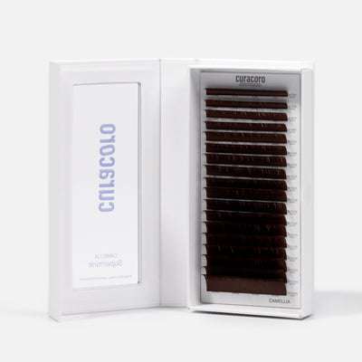 Camellia Super Mink Textured Lashes - Dark Brown 0.07mm