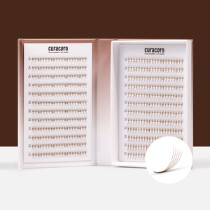 Chocolate Brown Lashfolio Narrow Promade Fans 5D (504 fans)