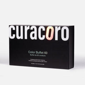 Color Buffet 60 - Solid Gel Nail Collection (60 Shades / 15ml Each)