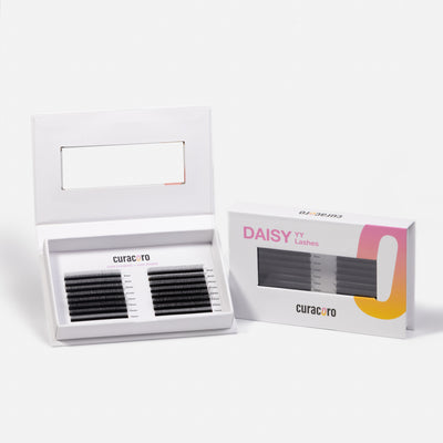 Daisy YY Lashes – Light, Airy, Wispy & Lifted Elegance - Professional 2D fans engineered for eye-lifting, textured lash sets