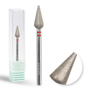 Cuticle Nail Drill Bit – Diamond Bit 5×12mm (Bud/Candle) - Medium/Fine