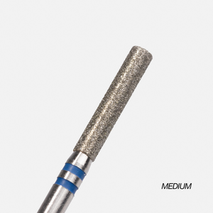 Cuticle Nail Drill Bit – Diamond Bit 2.3 × 12 mm (Flat Barrel) - Medium/Fine