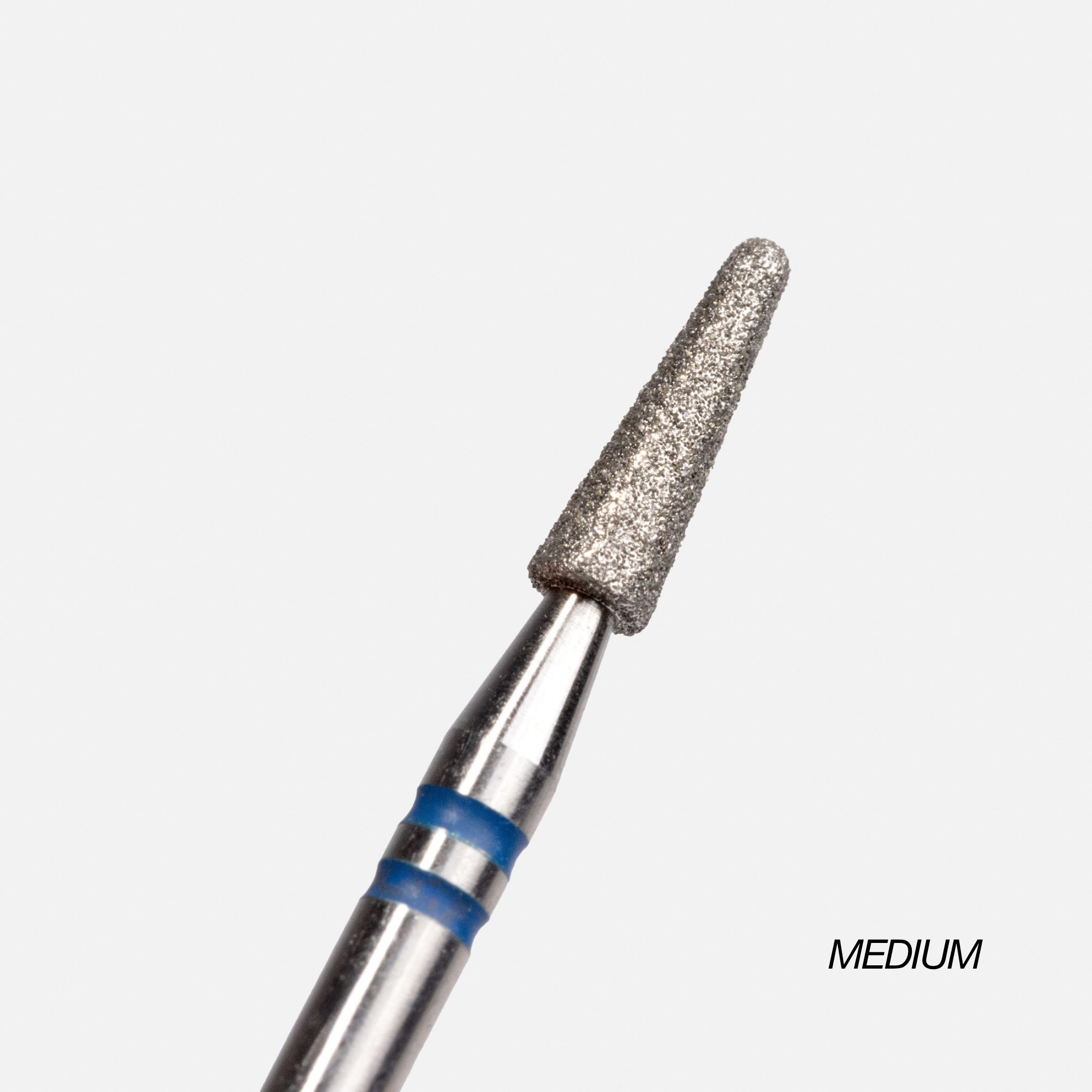 Cuticle Nail Drill Bit – Diamond Bit 2.5×8mm (Round Cone) - Medium/Fine