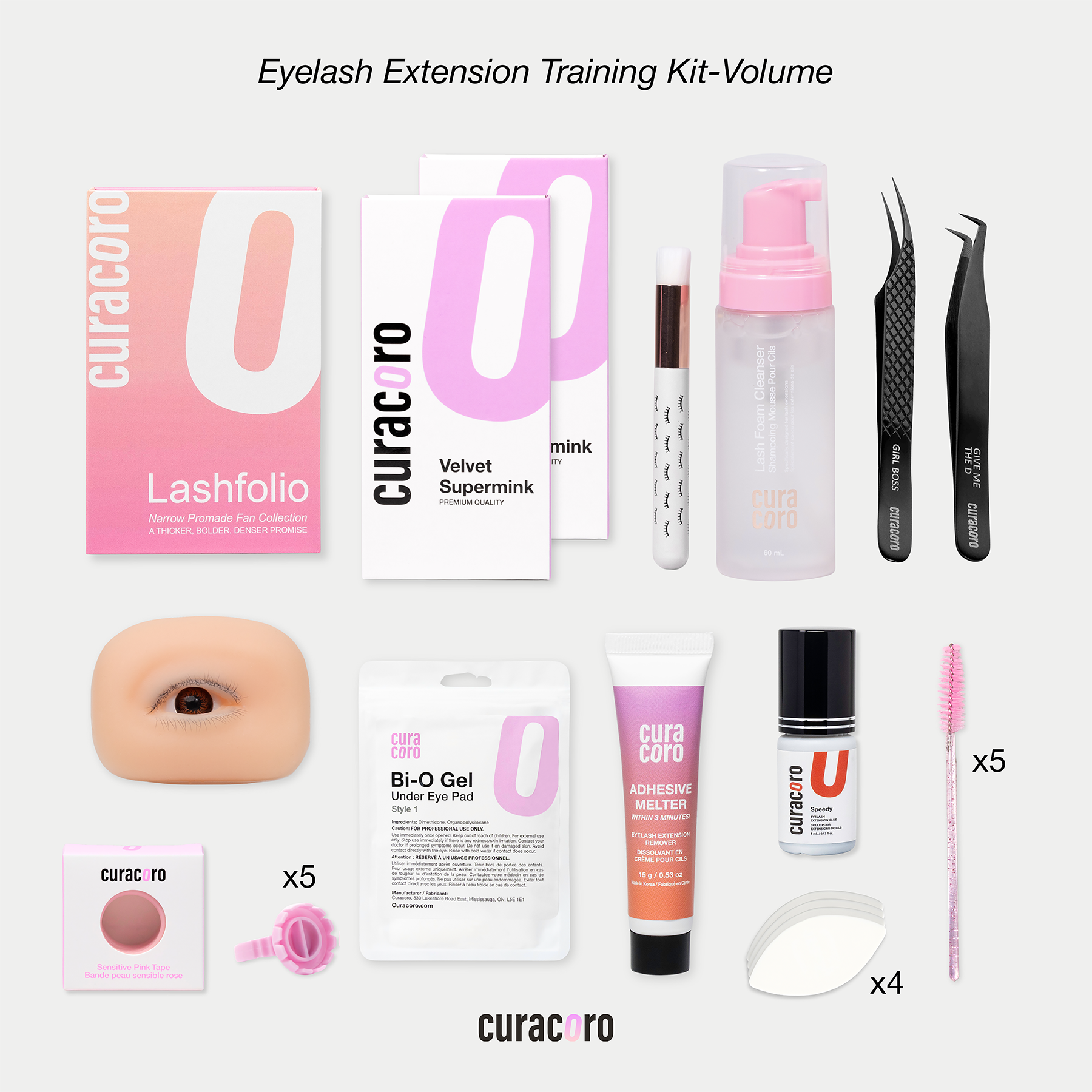 Volume Eyelash Extension Training Kit (upgraded 2025 version)